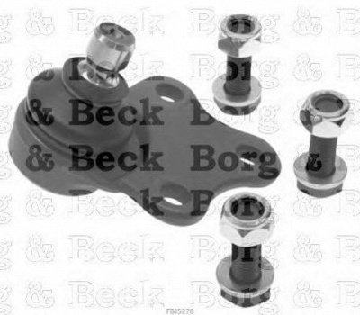 BORG & BECK bbj5278 -  Несущий / направляющий шарнир
